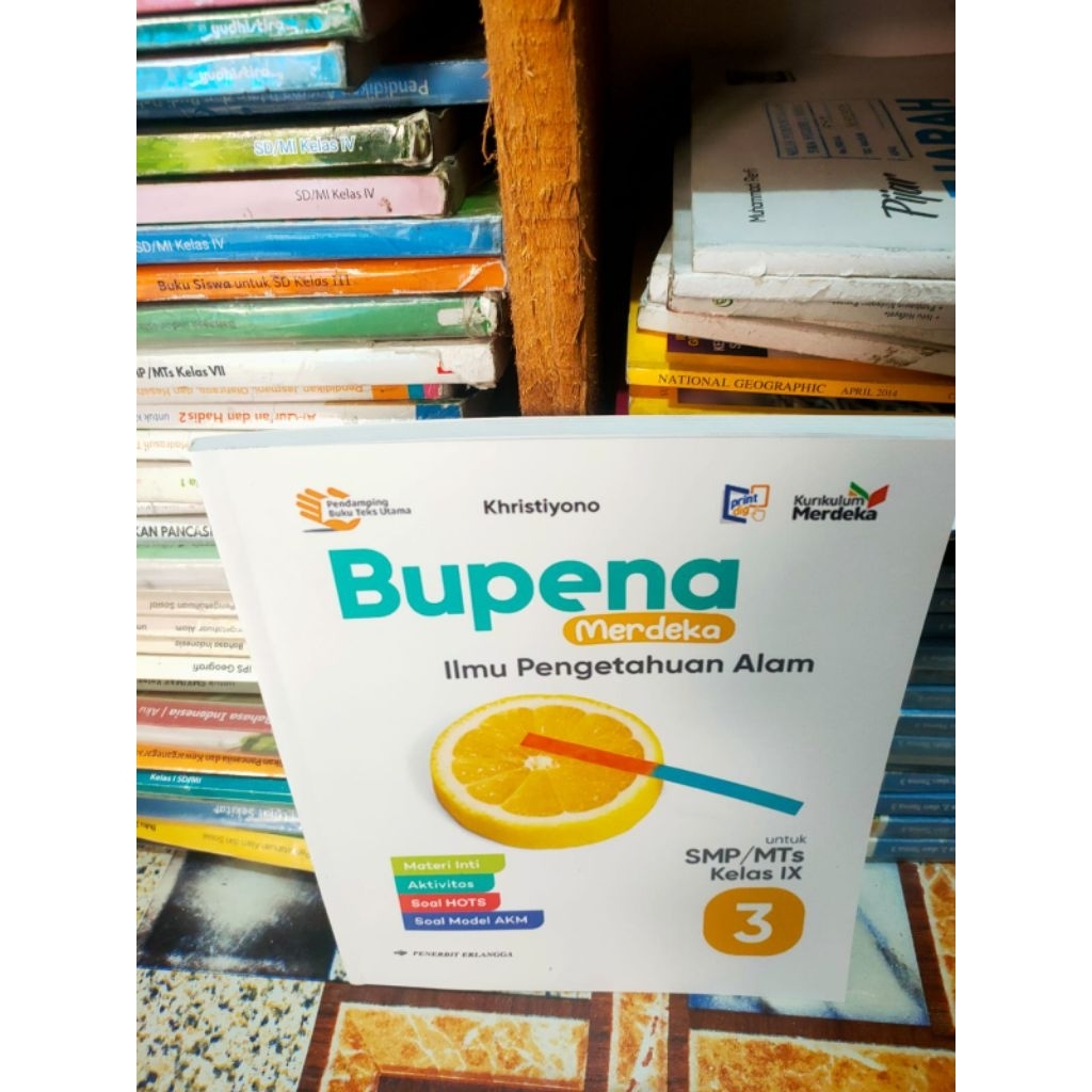 BUPENA IPA SMP KELAS 3 ORI BEKAS
