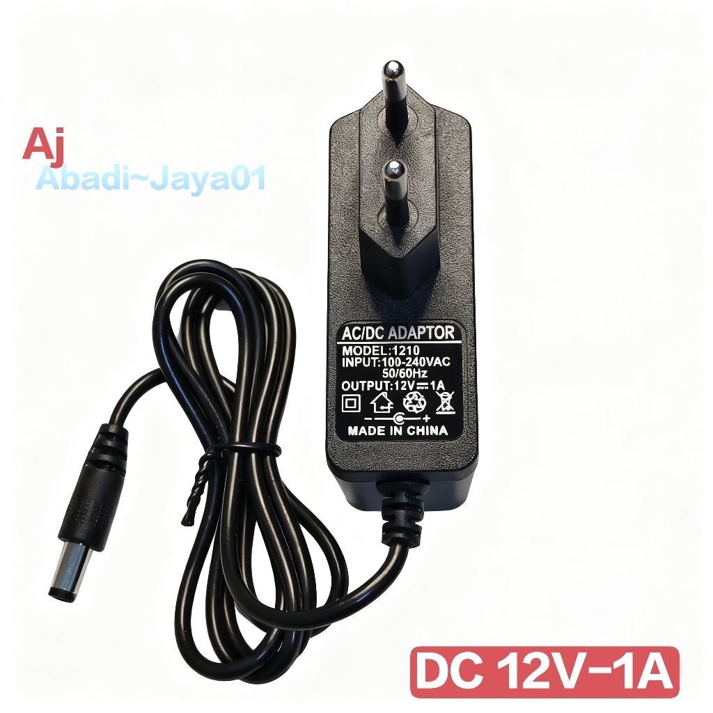 Adaptor DC 12V-1A / power Adaptor DC 12Volt 1Amper