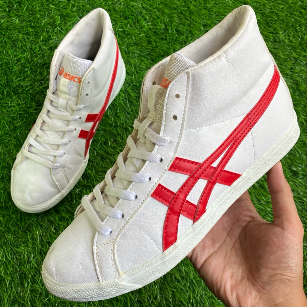 Onitsuka Tiger Fabre NM White Red Hi sneakers shoes size 42,5