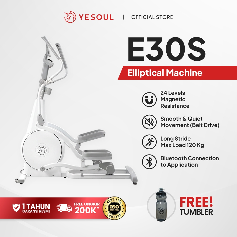 YESOUL E30S Smart Elliptical Machine - Alat Fitness Canggih untuk Rumah Anda