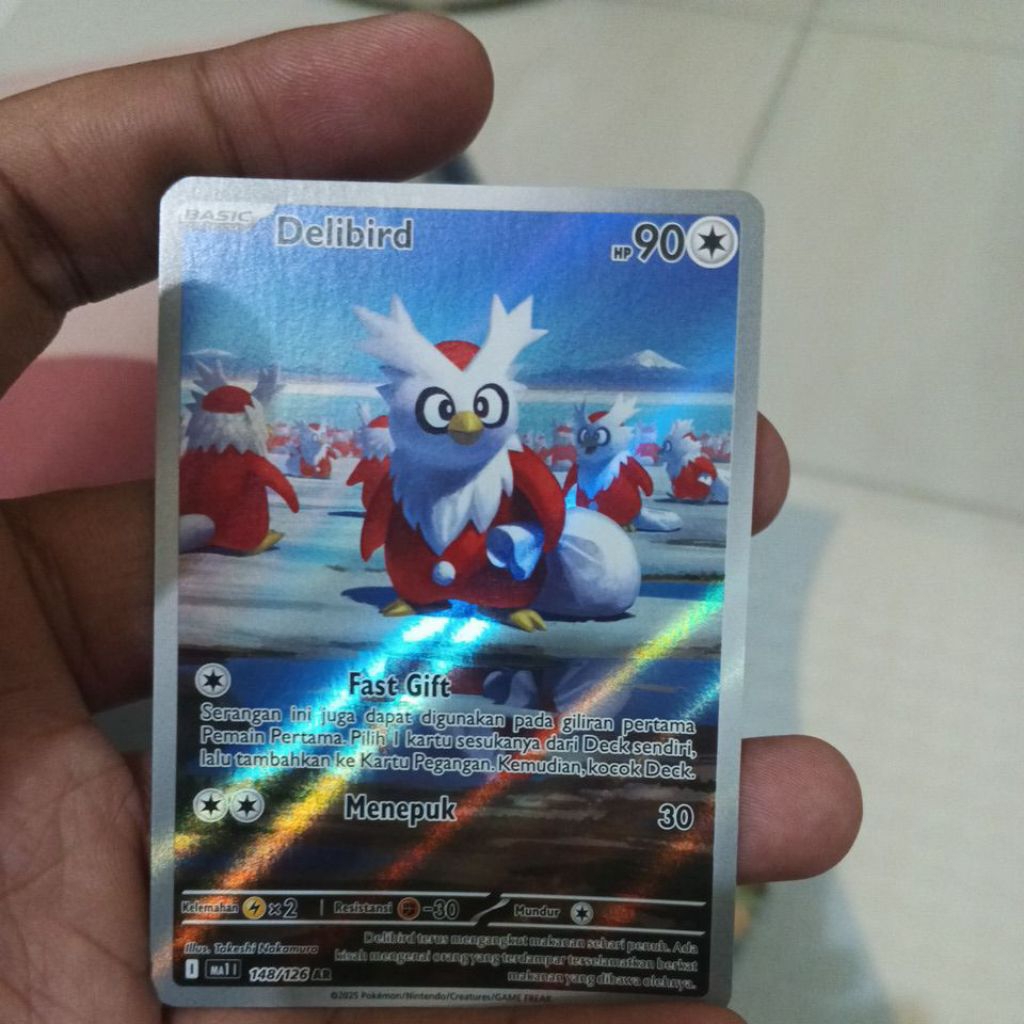 Delibird AR 148/126 MA1 Evolusi Mega