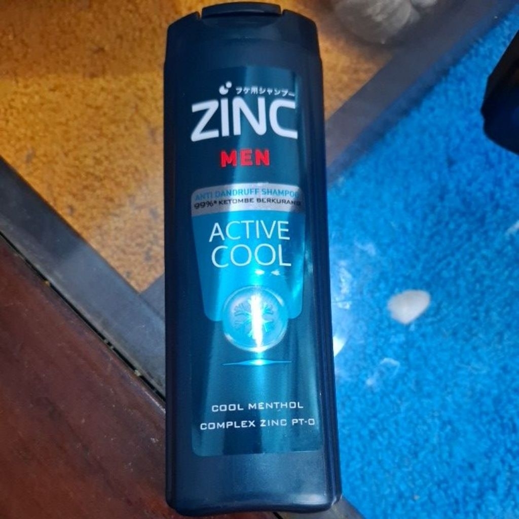 ZINC men active cool Shampoo  170 ml
