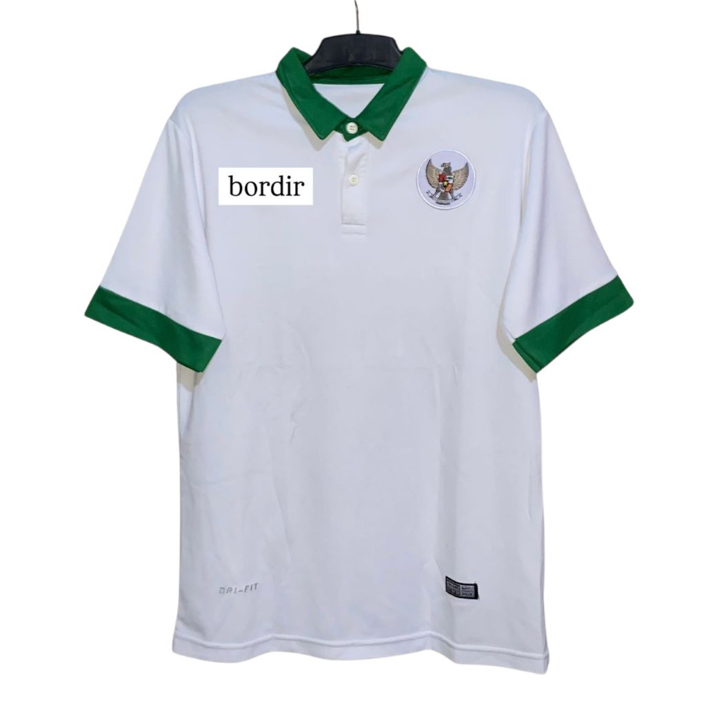 Timnas Away Putih Hijau 2014