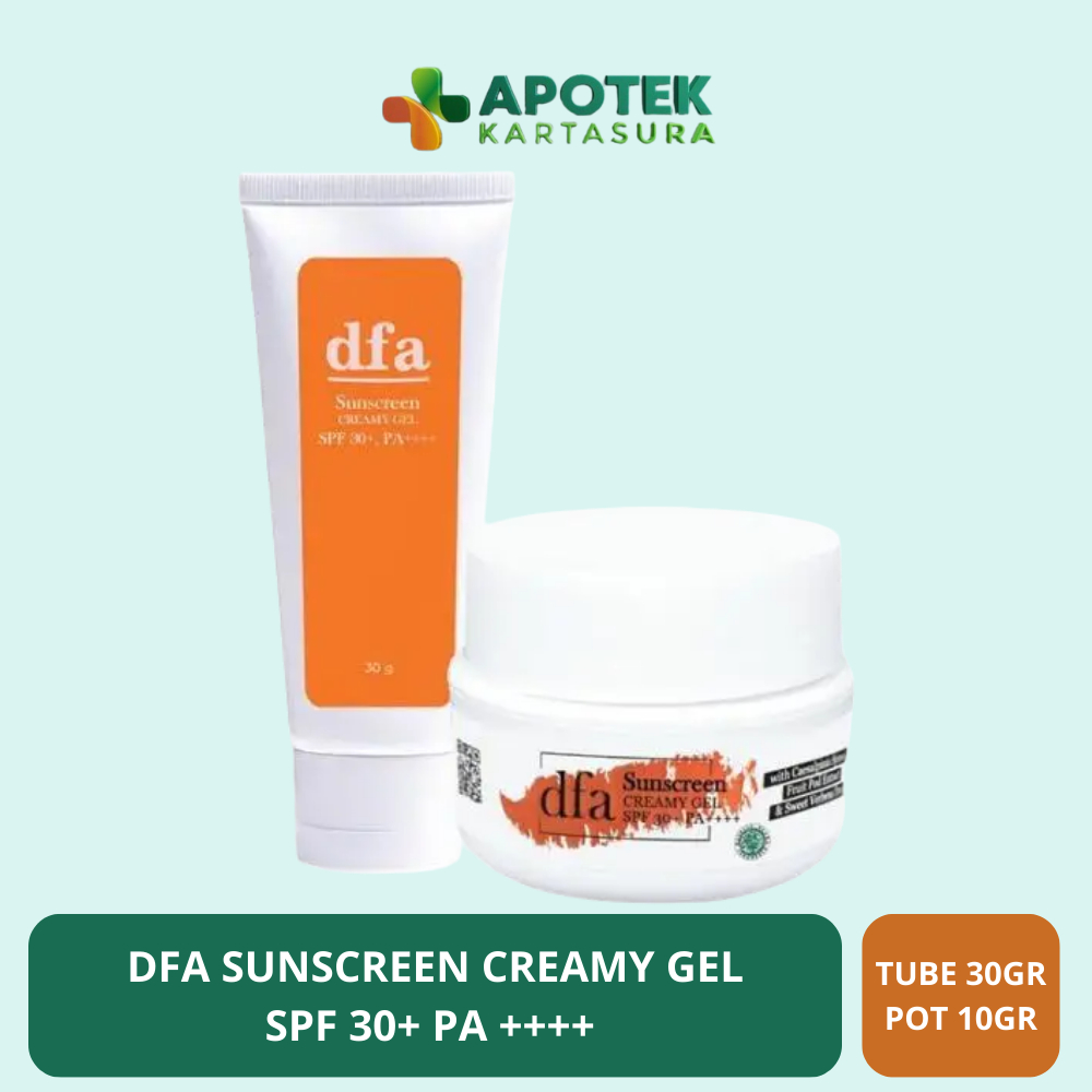 DFA Sunscreen Cream Gel SPF 30+ PA++++ - Sunscreen Wajah