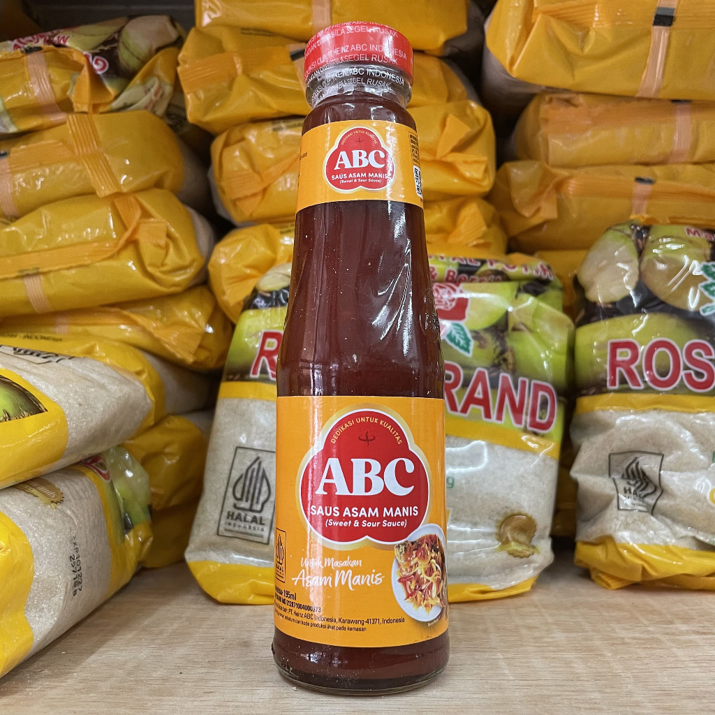 ABC SAUS ASAM MANIS 195 ml - KEMASAN BOTOL KACA