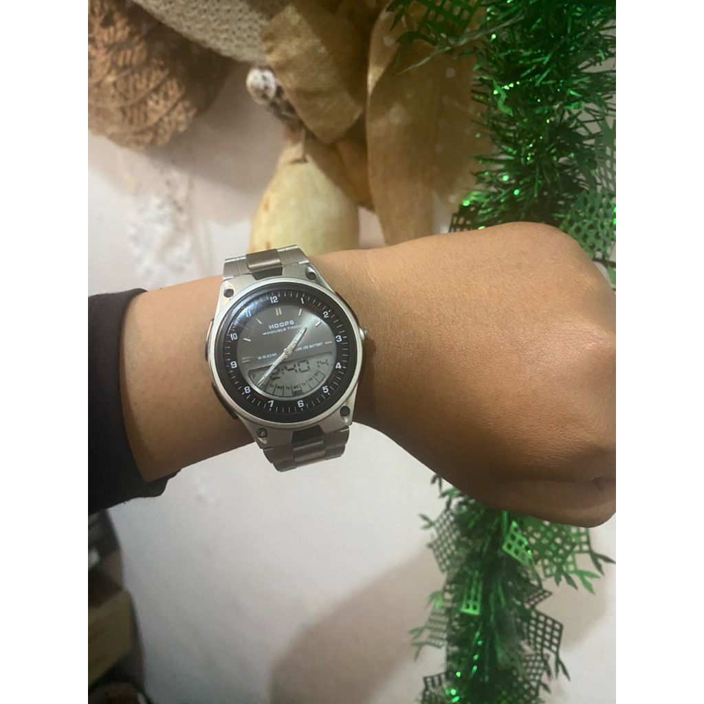 jam tangan hoops dual time