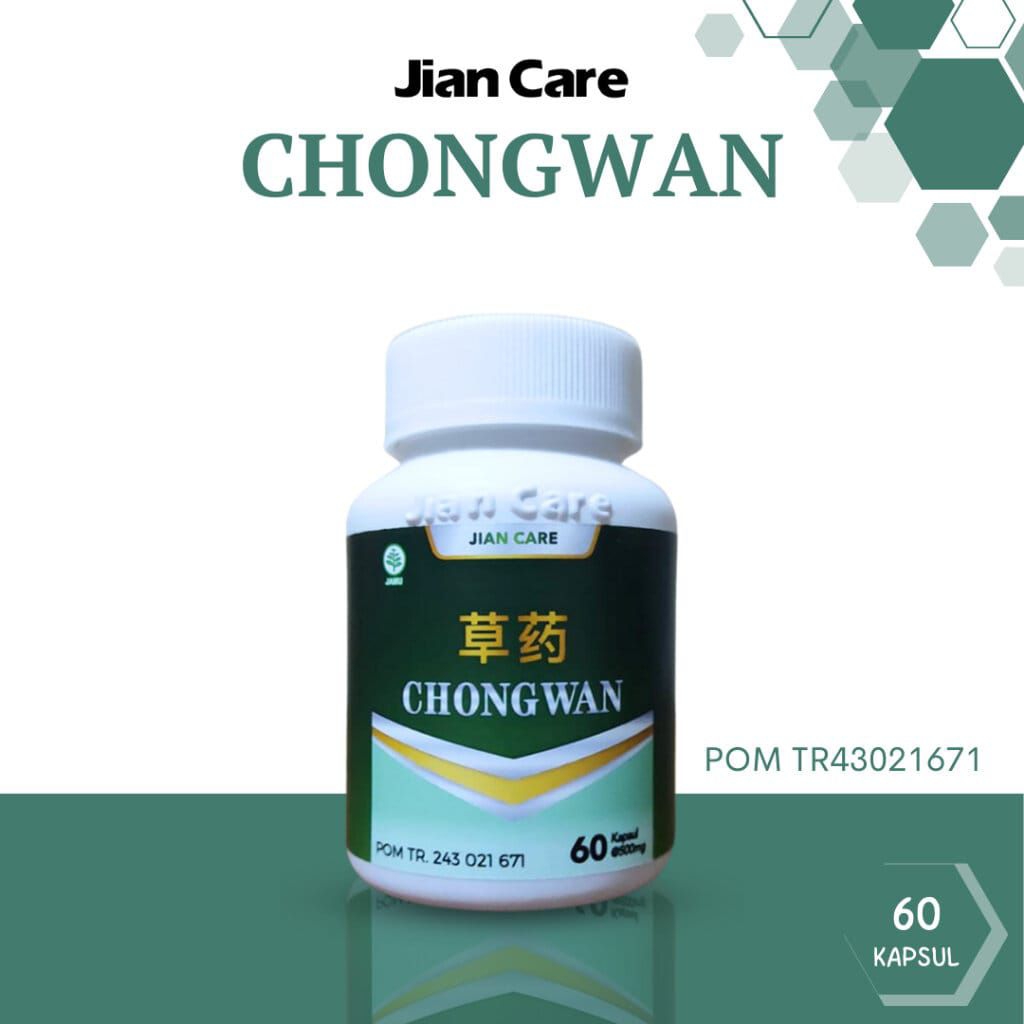 Jiancare Chongwan Obat Herbal Cina Bantu Ringankan Gejala Hernia Dan Varikokel Herbal BPOM Isi 60 Ka