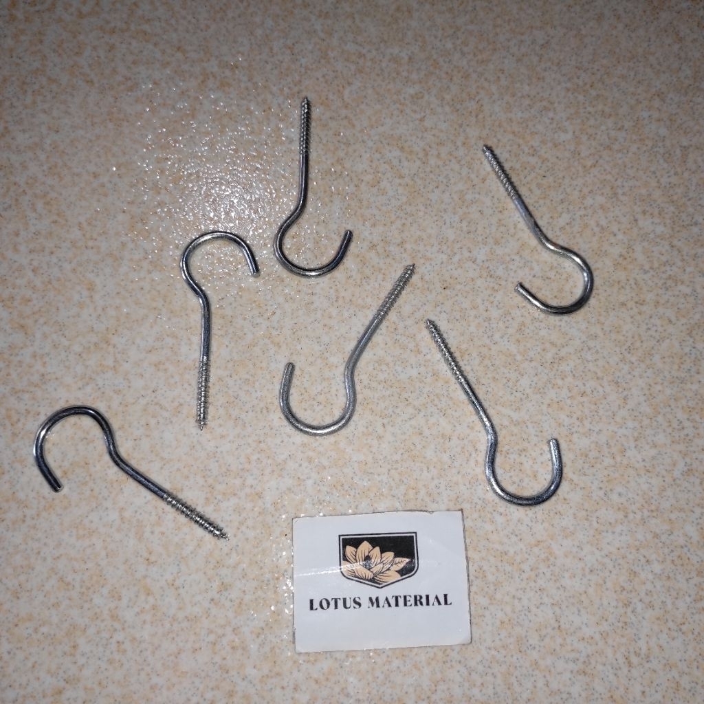 gantungan tanda tanya ? skrup tanda tanya skrup ? skrup lampion 8cm no 12 sekrup tanda tanya sekrup 