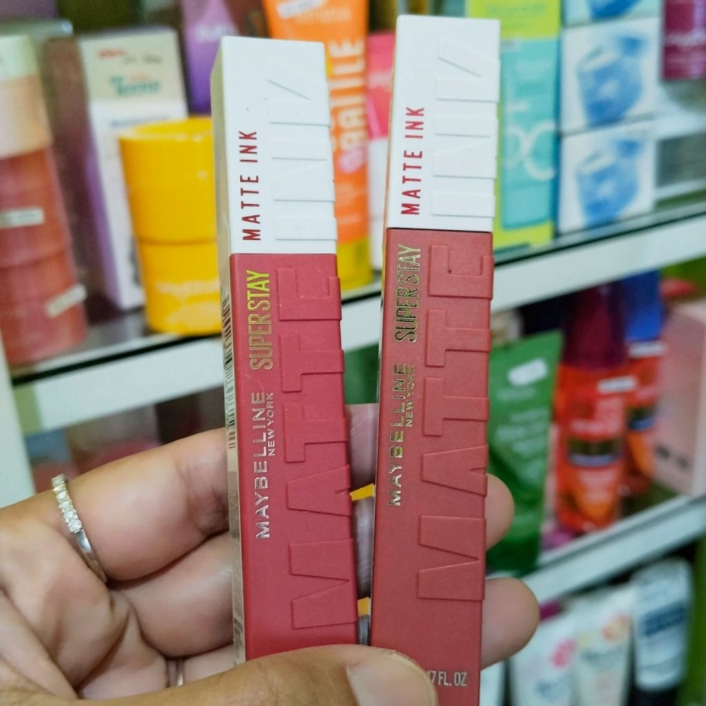 Maybelline Superstay Matte Ink Lipstik 210 Versatile 365 Enthusiast 225 Delicate
