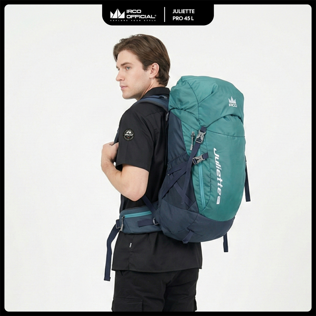 IRCO Juliet Carrier Gunung Outdoor 45 Liter Free Coverbag Waterproof - Ransel Hiking Ultralight Pria