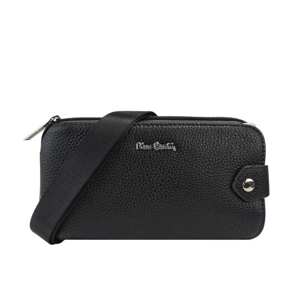 Pierre Cardin Clutch Handbag Leather Tas Tangan Pria Kulit 0112831701BLA