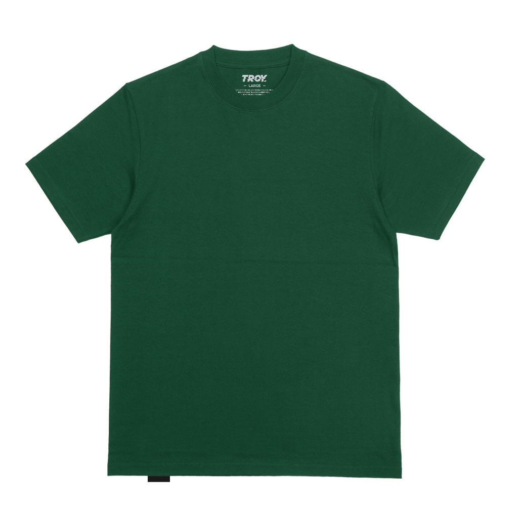Troy Company Tshirt Regular Fit Terra Green - Kaos Lengan Pendek Kaos Polos MTD 3551