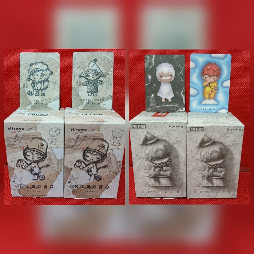 Hirono Reshape Echo Back Off Pieces of Memory Fading Burst figure popmart