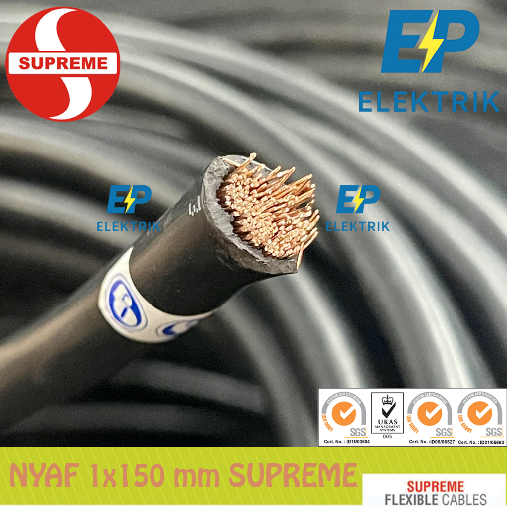 KABEL SERABUT NYAF 150 mm SUPREME FLEXIBLE SNI LMK