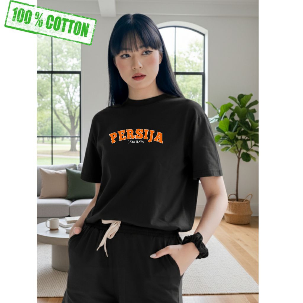 KAOS DISTRO PERSIJA JAKARTA JAKMANIA KAOS HITAM PERSIJA ORIGINAL