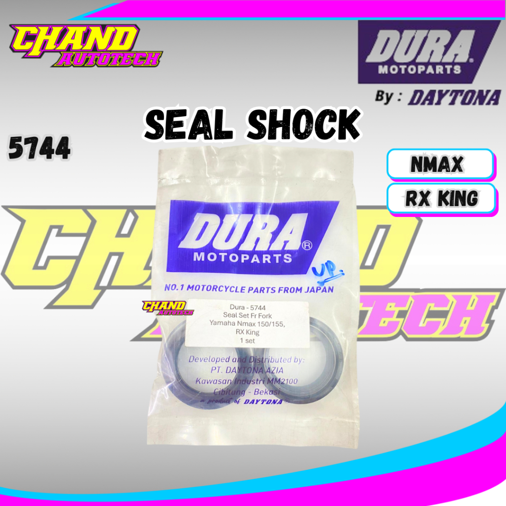 Seal Shock Depan Set Nmax '15-'25, RX King Seal abu Dura By Daytona 5744