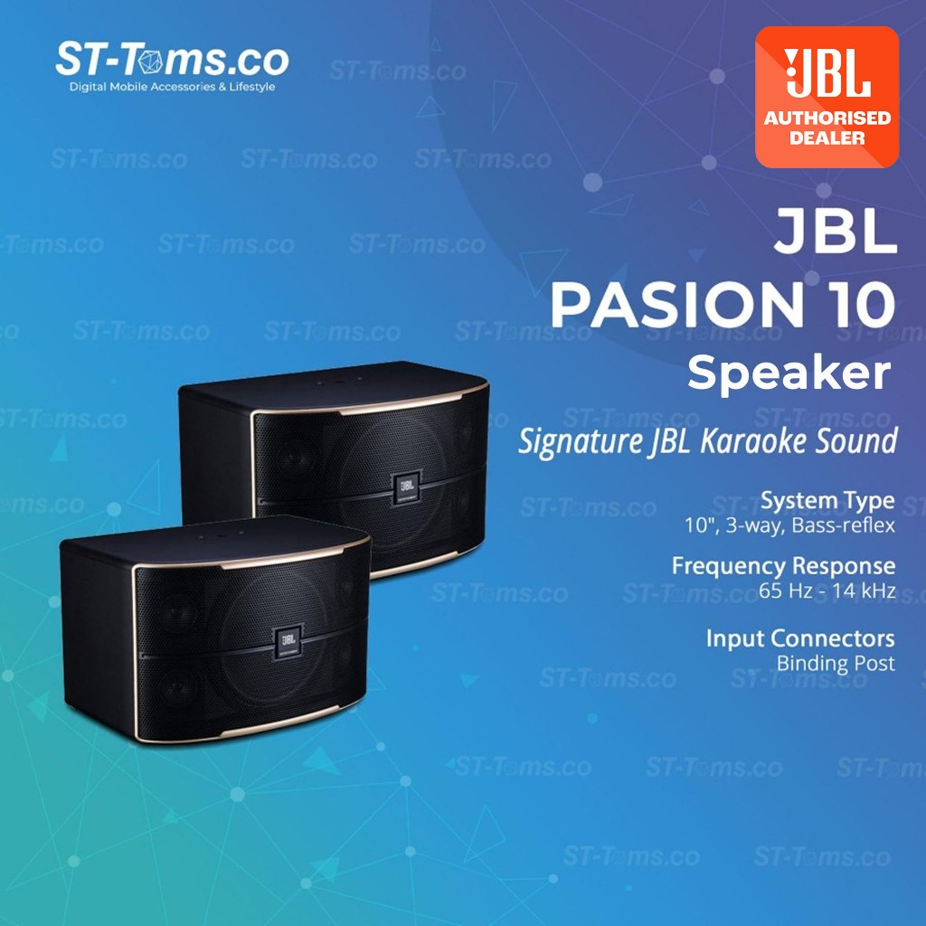 JBL Pasion 10  Pasion10 Passion 10 Speaker Karaoke Full-Range 10 Inch Pasive Speaker Entertaiment