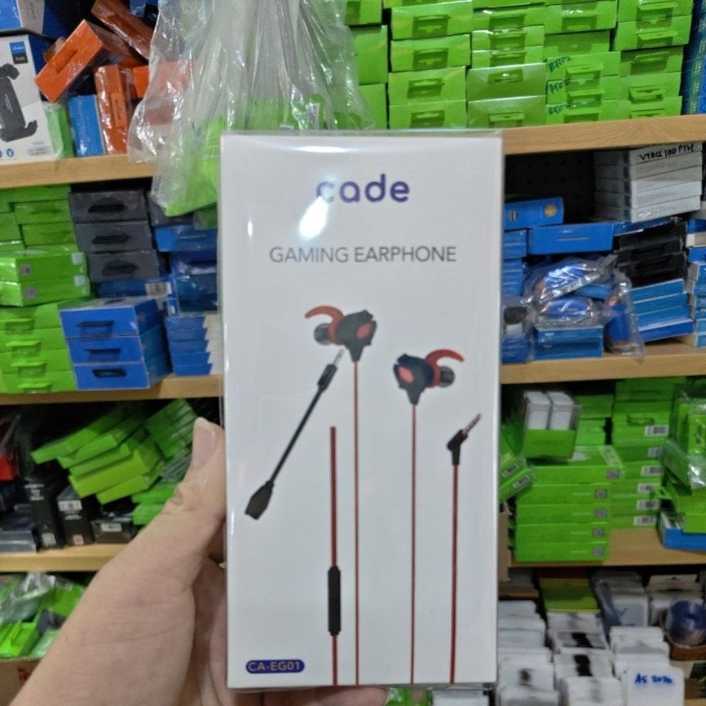 Gaming earphone cade oase wired aux 3.5mm
