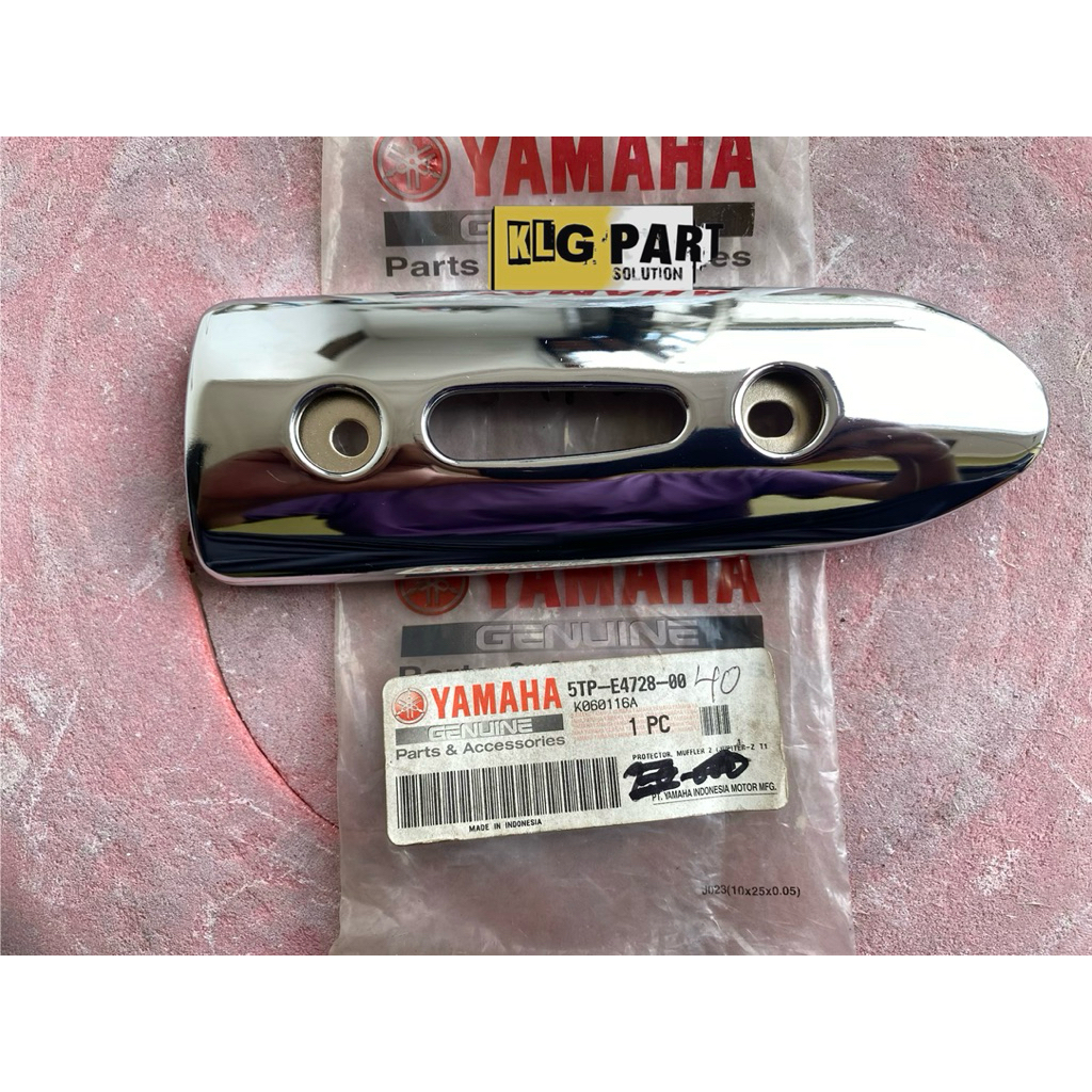 5TP-E4728-00 Tameng  tebeng Knalpot Yamaha Jupiter Z 2003 2004 2005 Kecil Original YGP