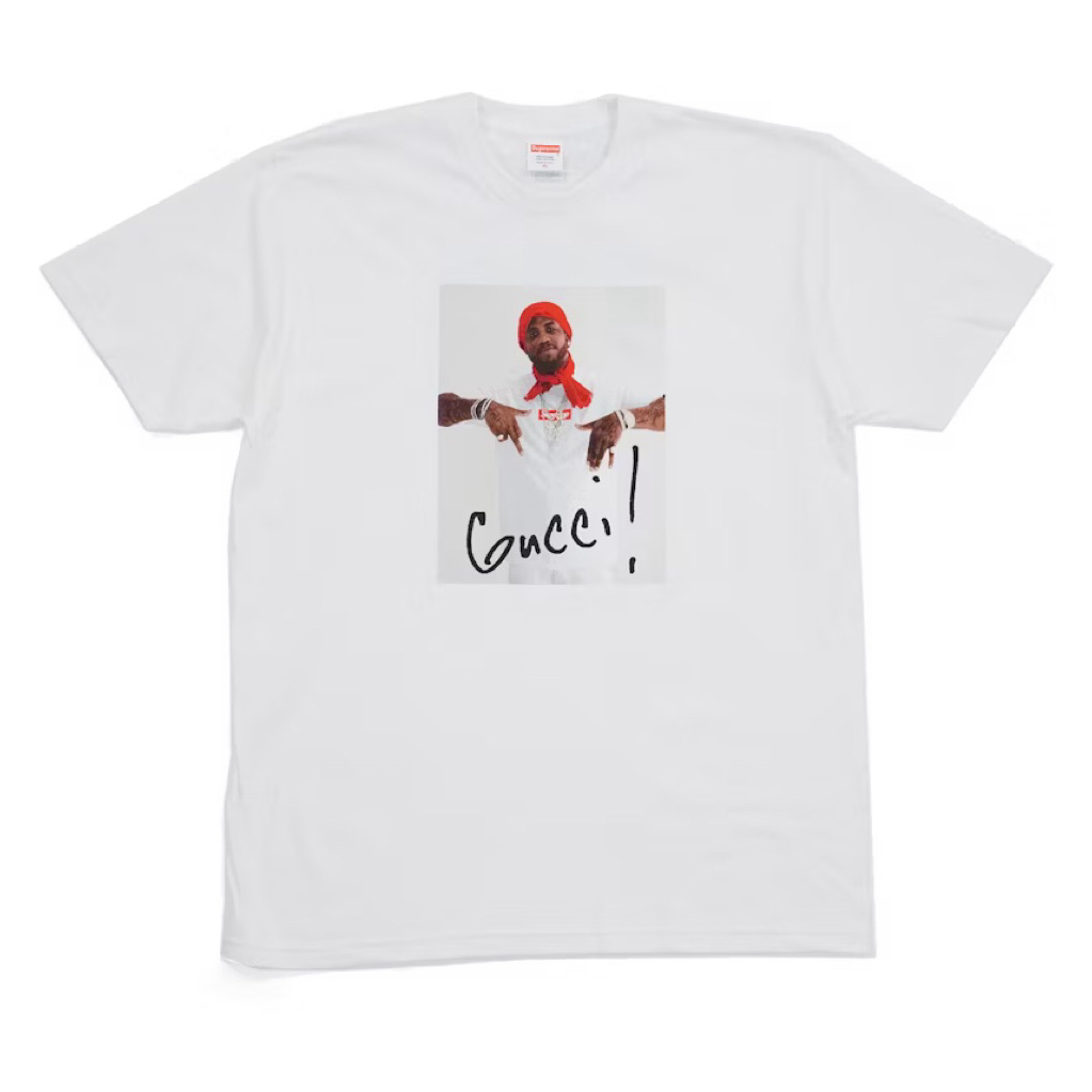 Supreme x Gucci Mane t-shirt white size s