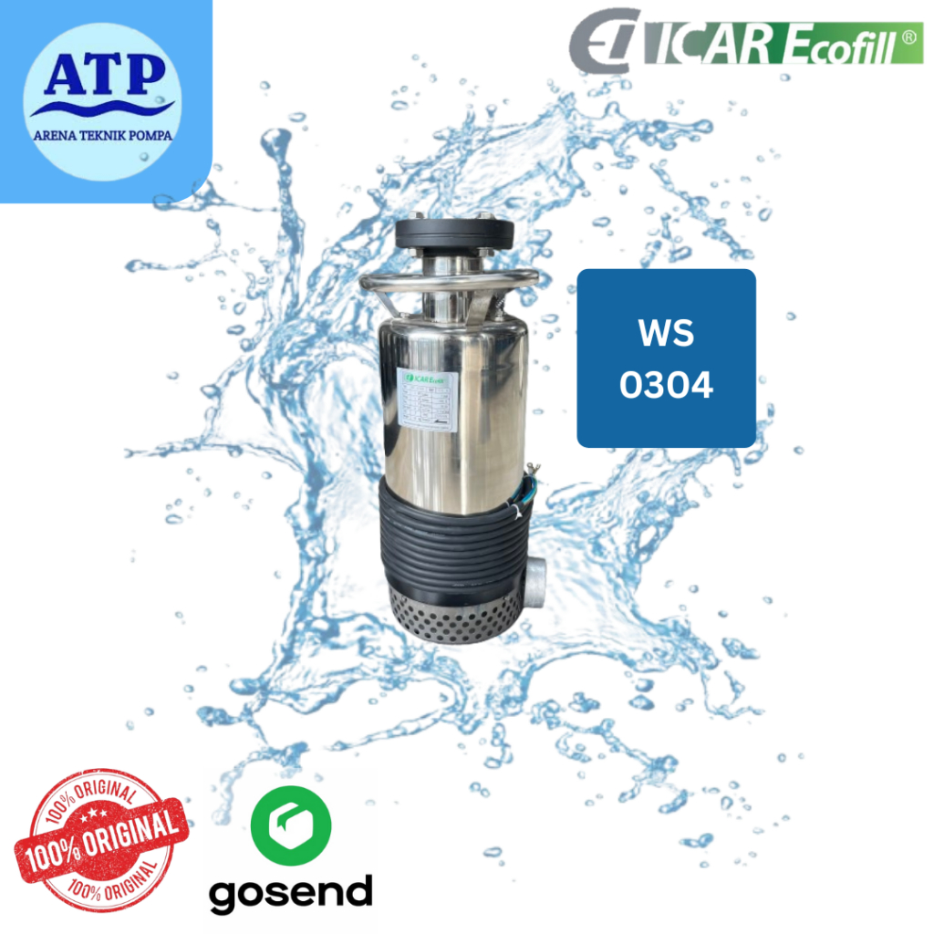 Icar Ecofill WS 0304 Pompa Celup Air Keruh