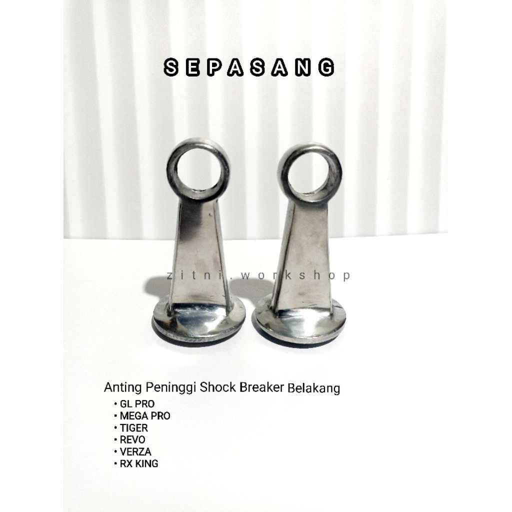 [ SEPASANG ] - Anting Peninggi 10 cm Shock Breaker Belakang Gl Pro Mega Pro Tiger Revo Verza Rx King