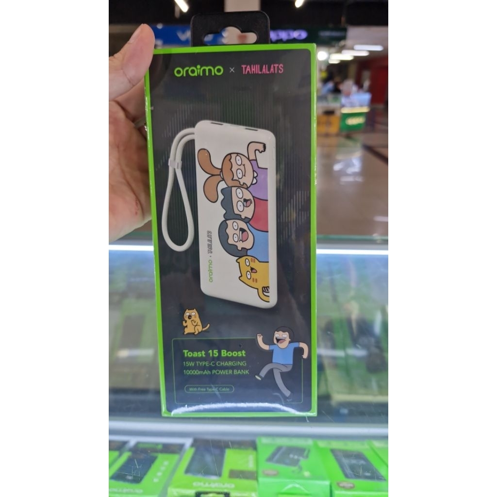 Powerbank Oraimo Tahi Lalats  10.000mAh OPB-1100