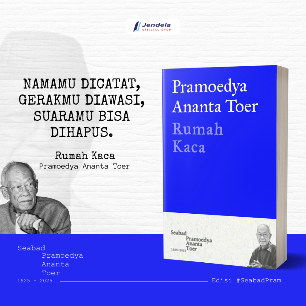 Buku Rumah Kaca Tetralogi Pulau Buru  By Pramoedya Ananta Toer Edisi Seabad Pram