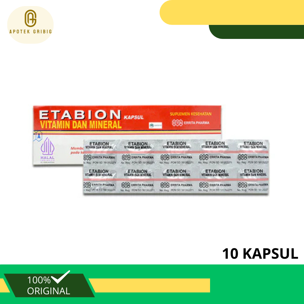 ETABION KAPSUL STRIP (VITAMIN dan MINERAL)
