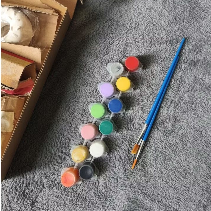 PAKET HEMAT!! painting gypsum - melukis gipsum - mainan anak - mainan gipsum anak diy- kuberi hadiah