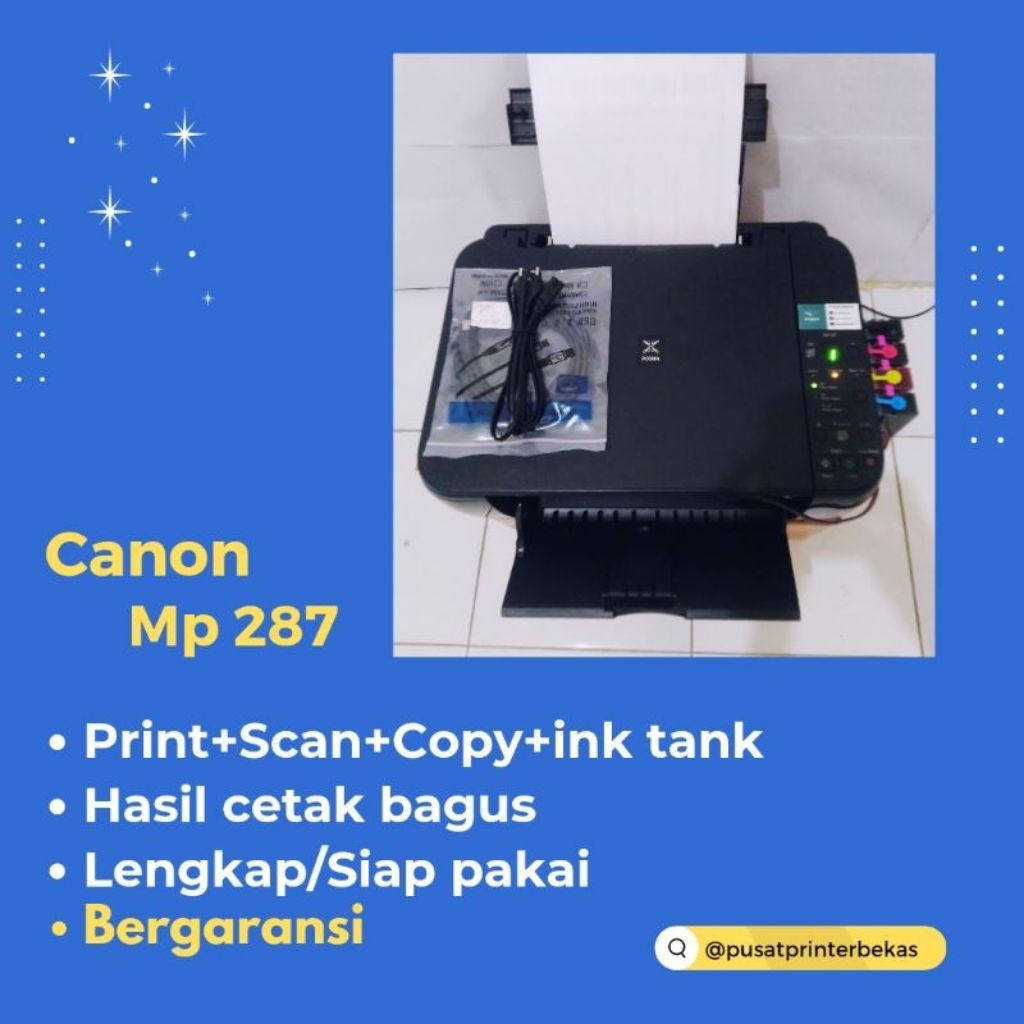 Canon MP 287+infus tinta (khusus akte notaris)