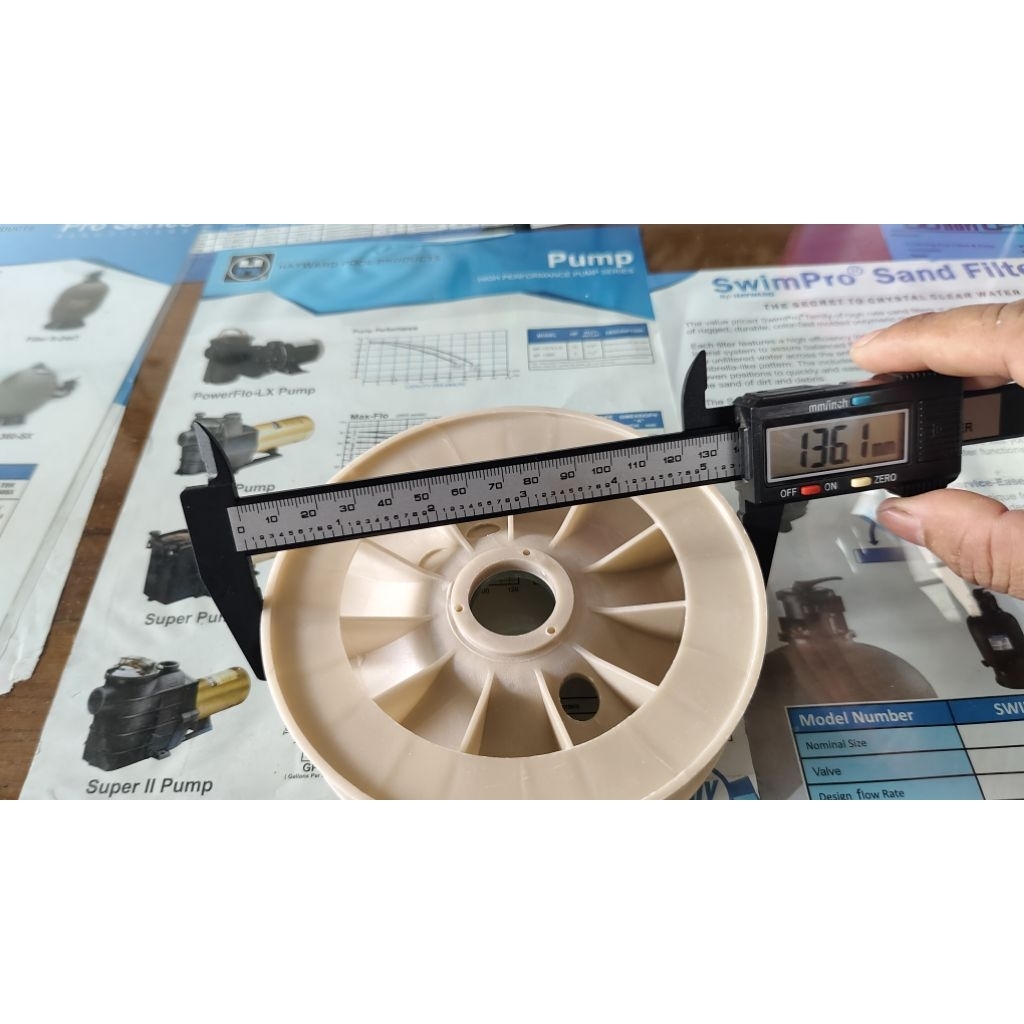 kipas pendingin pompa 2 Hp hayward dan pompa 3 hp hayward original