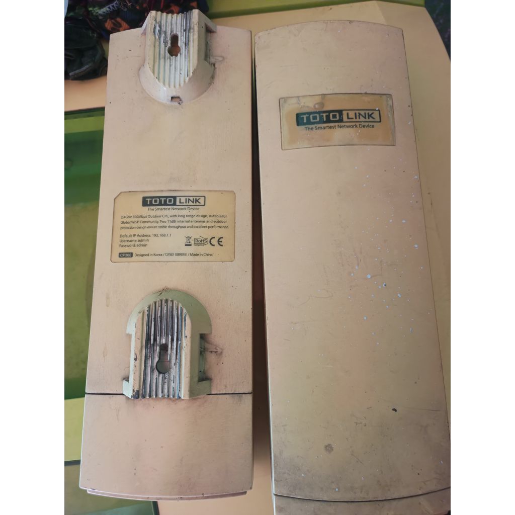 router outdoor TOTOLINK cp300 bekas normal