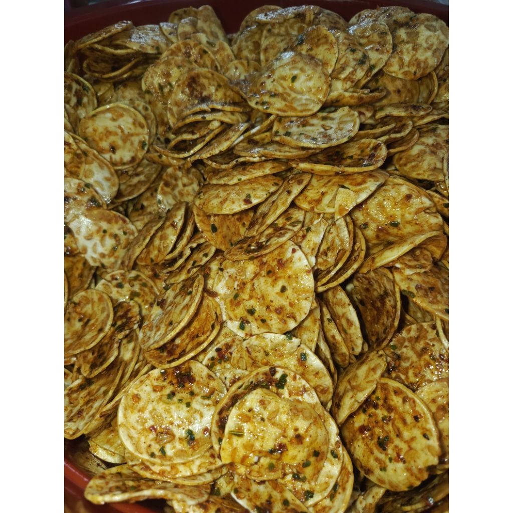 KeripikTempeSagu- Pedas Daun Jeruk