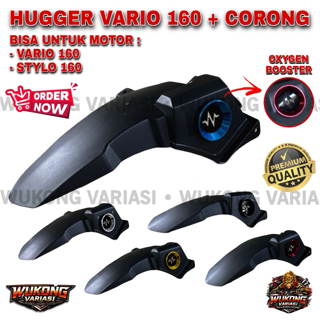 PROMO SPAKBOR HUGGER VARIO 160 STYLO ABS CBS Hugger Vario 160 Corong Spakbor Kolong Vario 160 Spakbo