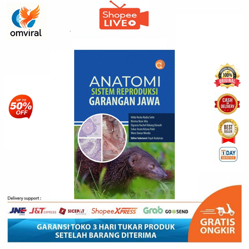 [OV125] Buku Anatomi Sistem Reproduksi Garangan Jawa deepublish