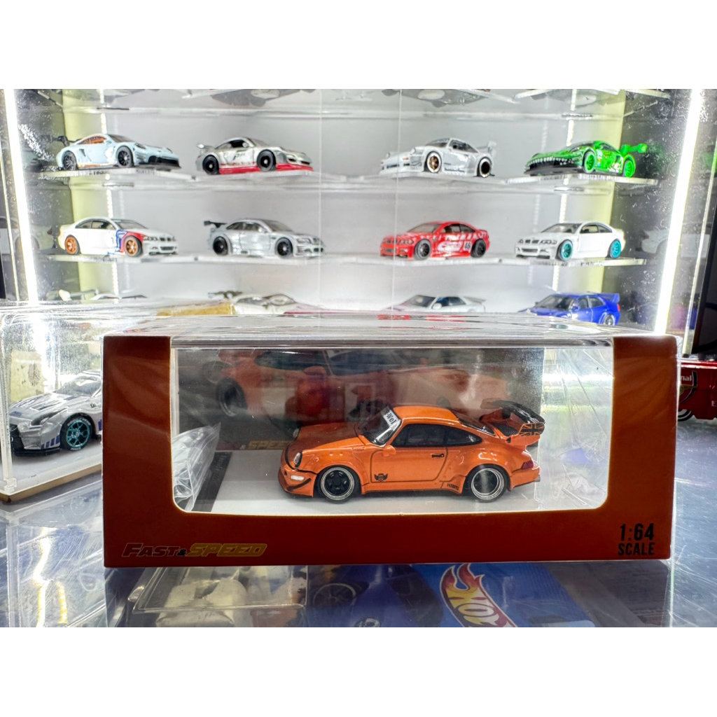 Fast Speed Porsche RWB 964 Very Limited Edition Orange Sealed