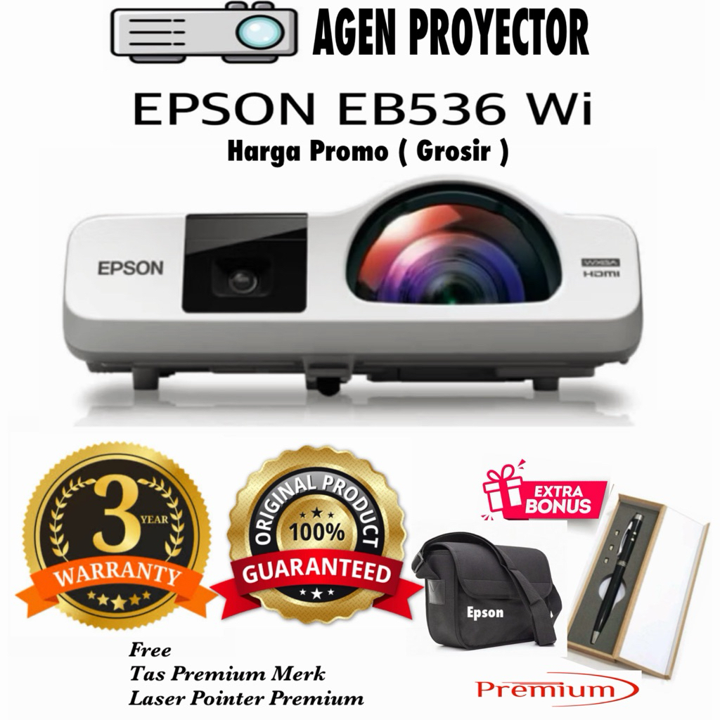PROYECTOR EPSON EB 536Wi ORIGINAL