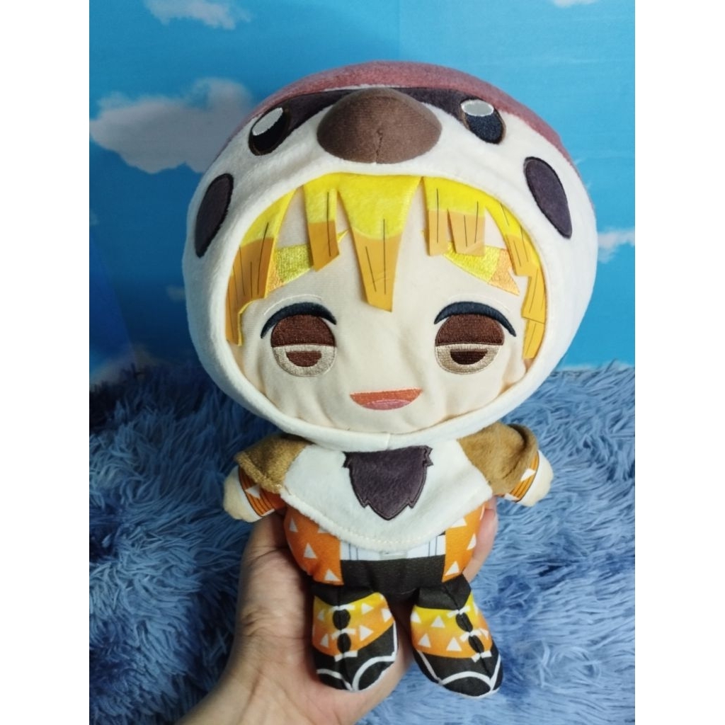 BANPRESTO ZENITSU CHUNTARO BIG PLUSH DEMON SLAYER KIMETSU NO YAIBA Boneka Zenitsu Kostum Chuntaro Ki