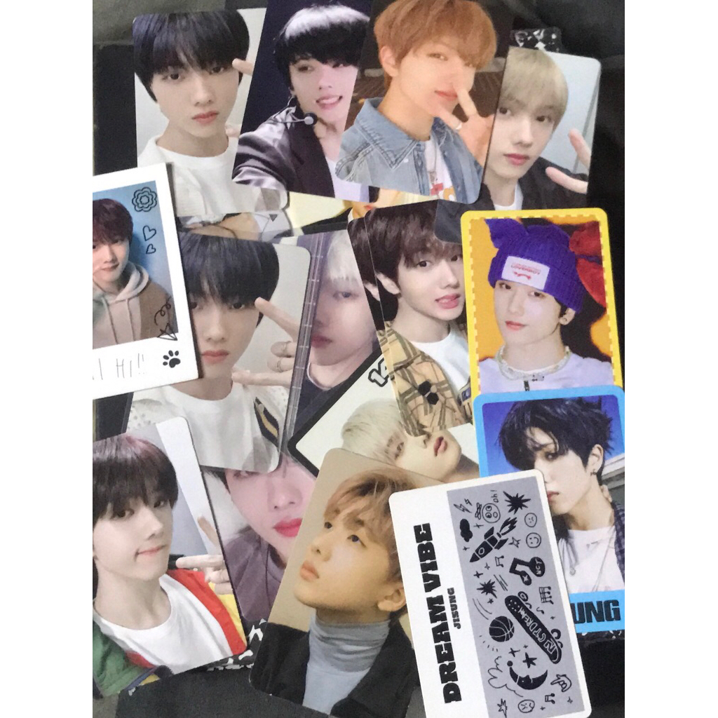 official pc photocard jisung nct dream dream vibe tc mc matching card tc glitchmode polaroid dream c
