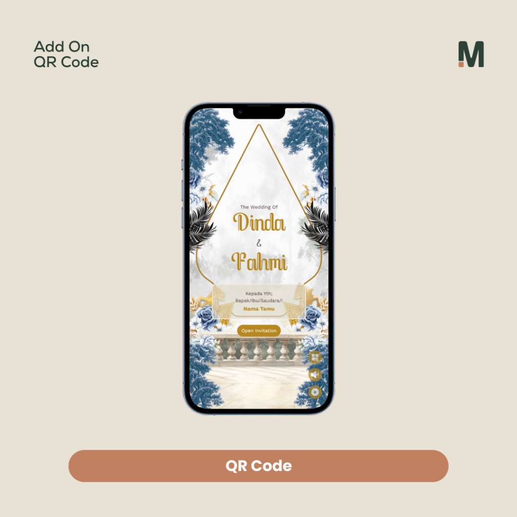 Add On QR Code Undangan Digital Website Titik Momen