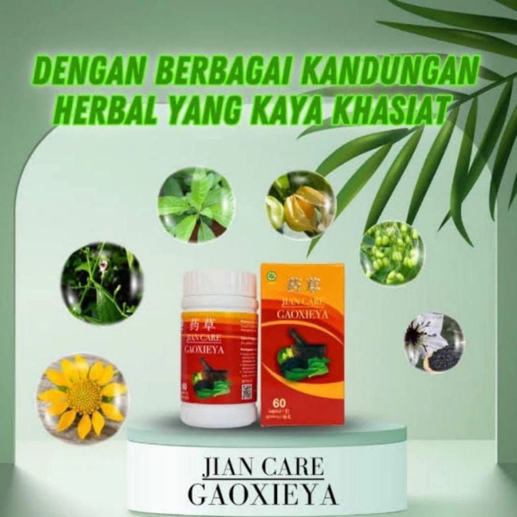 JianCare Gaoxieya - Obat Herbal Alami untuk Menurunkan Gula Darah
