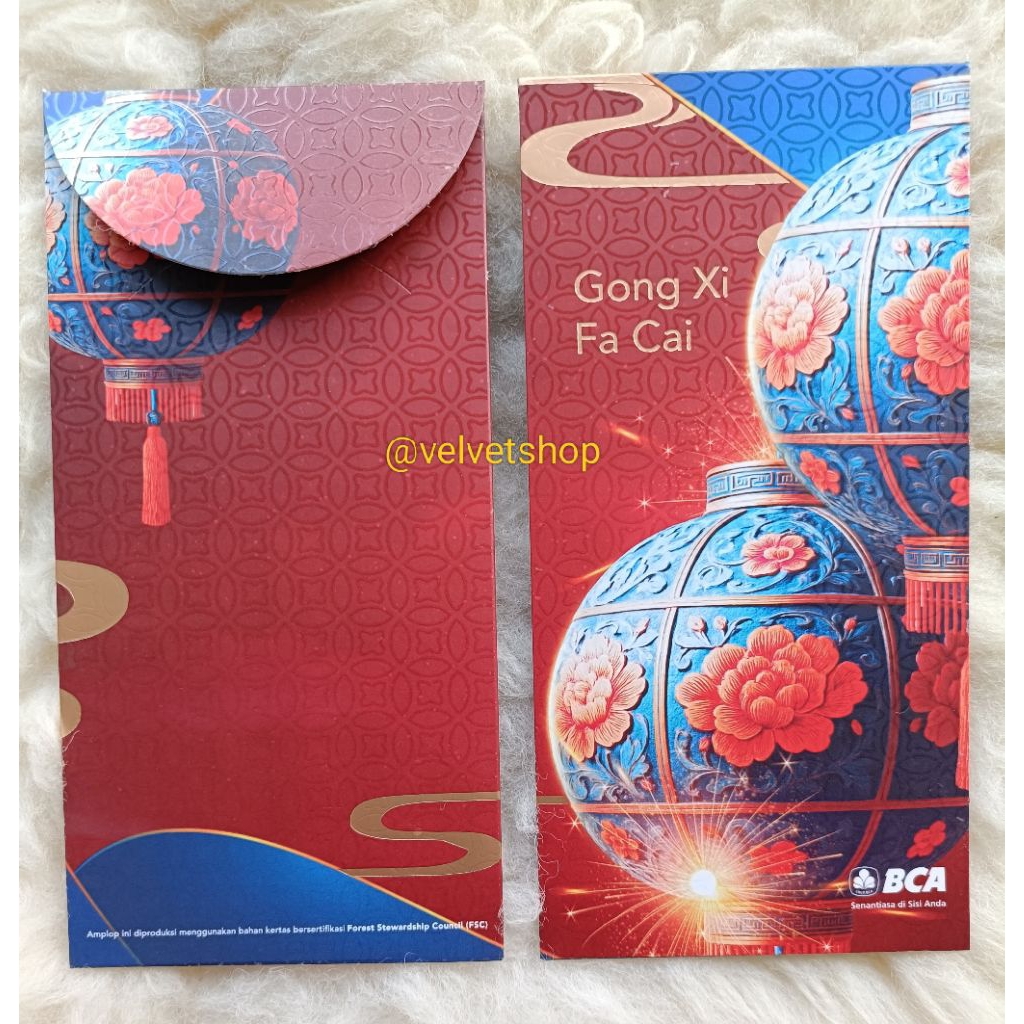 Angpao amplop hongbao private bank BCA premier exclusive prioritas Imlek CNY