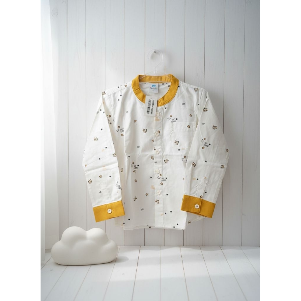 XAVIN - KEMKO / KEMEJA KOKO PUTIH PIPINIKO