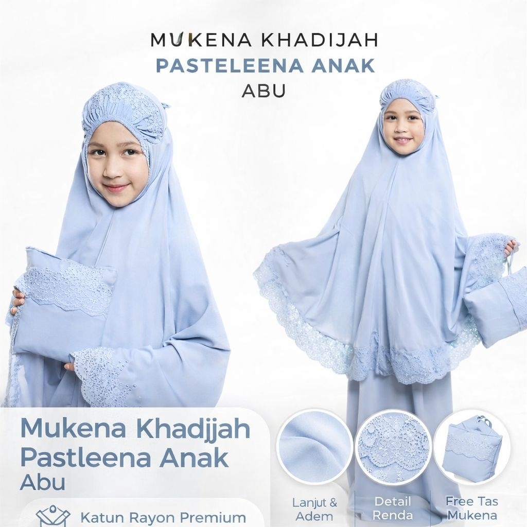 Mukena Khadijah Anak 8-12 Tahun