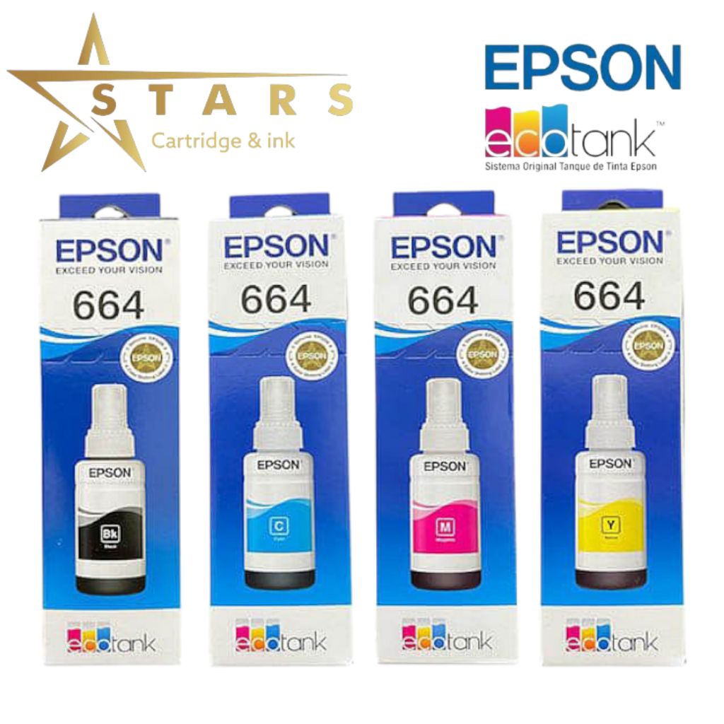 tinta epson 664 original dealer resmi