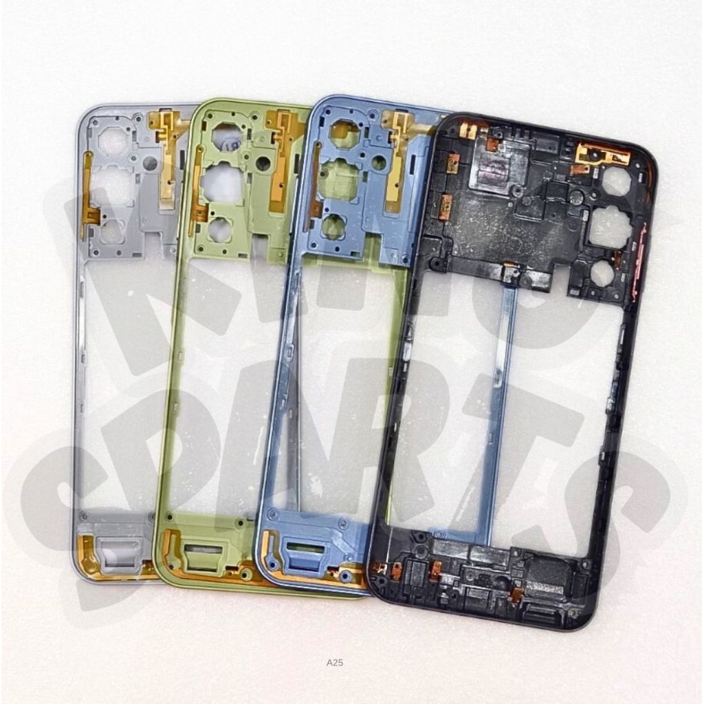 BEZZEL BAZEL BEZEL BEJEL TULANG MESIN TENGAH SAMSUNG GALAXY A25 5G A256