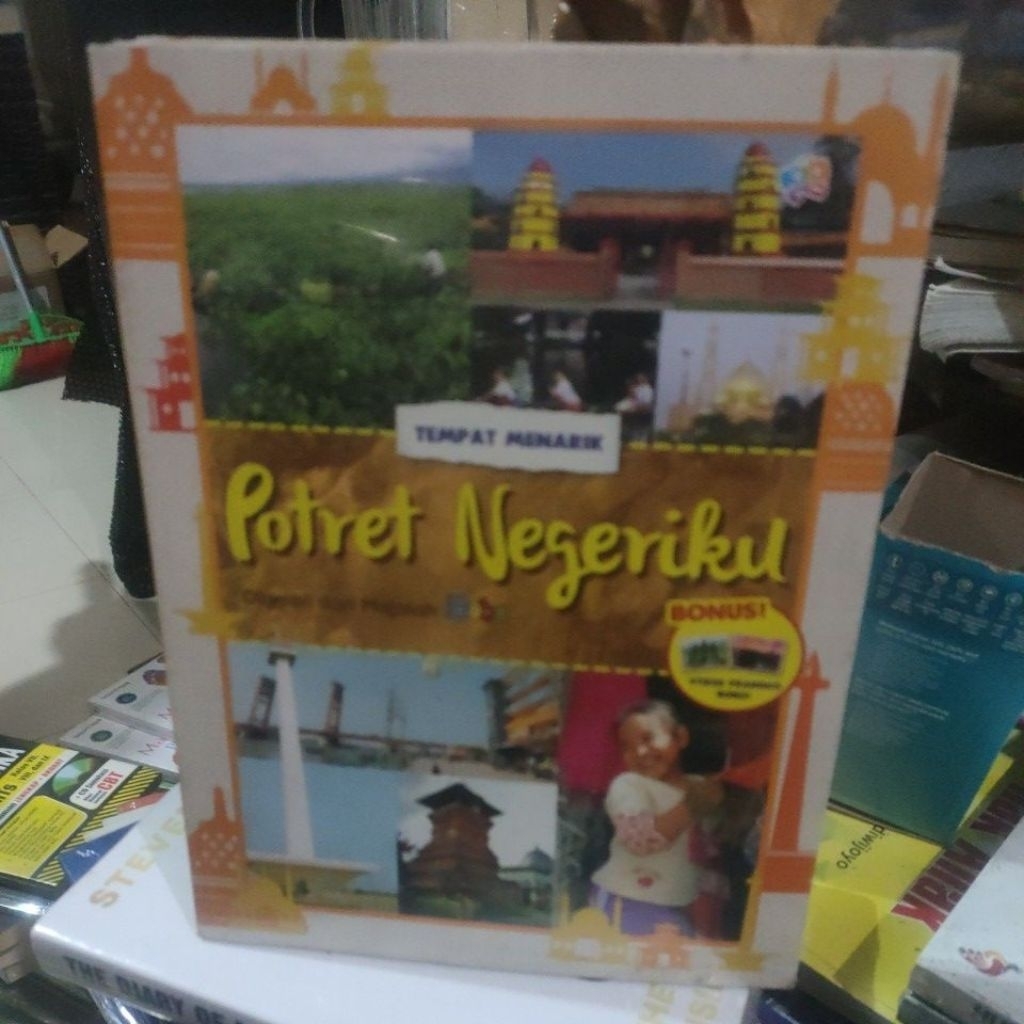TEMPAT MENARIK POTRET NEGERIKU DIAMBIL DARI MAJALAH BOBO .ORIGINAL