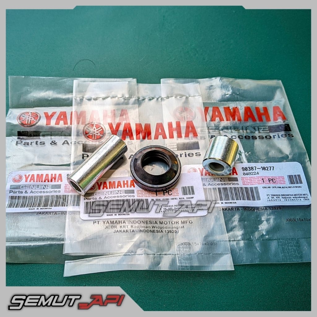 SEAL DAN BOSH DEPAN SET YAMAHA MIO SPORTY MIO SMILE MIO OLD / BOSH COLLAR TROMOL RODA DEPAN YAMAHA M