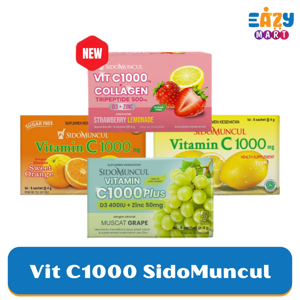 Vitamin C 1000mg Sidomuncul